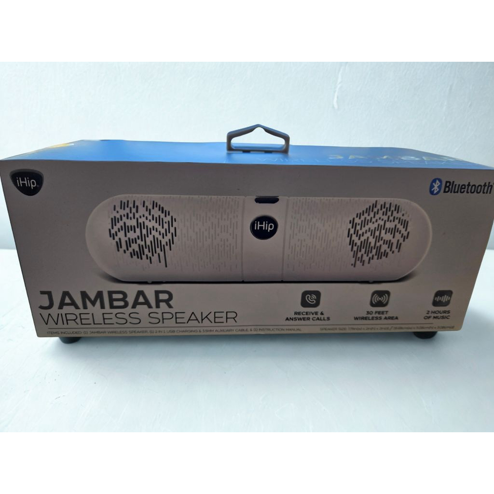 iHip Portable Speaker One Size White gray